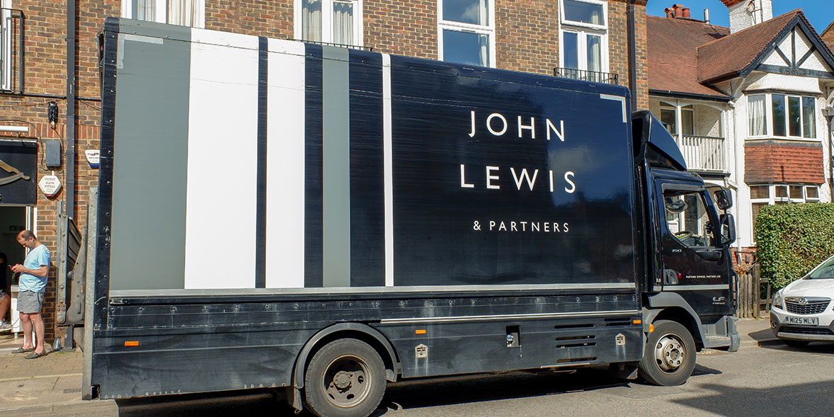 John Lewis delivery van